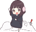 KurumiSnowballFight