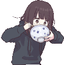 KurumiEatingRice