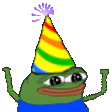 Peepo Party Discord Emoji