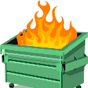 dumpsterfire Discord emoji