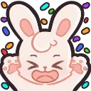 bunnyParty_Discord Discord Emoji