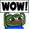 Pepe Wow pepewow Discord Emoji