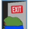 Pepe Exit pepe_exit Discord Emoji