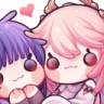 a_raiden_yae_cuddle Discord emoji