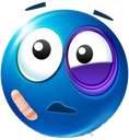 blue_ouch Discord emoji
