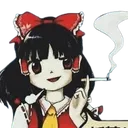 reimu_smoking