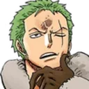 Zoro Think Discord Emoji