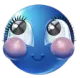 Blue Blush BlueBlush Discord Emoji