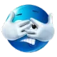 Blue Hide Discord Emoji