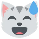 cat_sweat_smile Discord Emoji