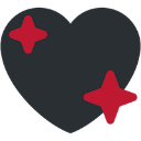 black_heart_red_sparkles Discord emoji