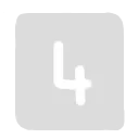 Number_four_grey