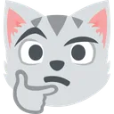 cat_thinking Discord Emoji