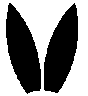 black_bunnyears