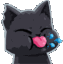 BlackCat_Bleh Discord Emoji