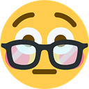 KyoFlushedGlasses Discord emoji
