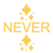 never