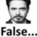 false