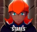 staring