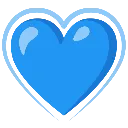 Blueheart blueheart Discord Emoji
