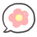 speechbubble_flower