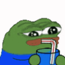 Pepe Cry Drink Discord Emoji
