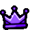 purplecrown animated GIF emoji from Lean