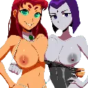 starfire_and_raven
