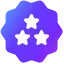 ThreeStarsPurple3 Discord Emoji