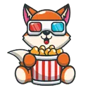foxpopcorn2 Discord Emoji