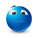 raisedeyebrowblueemoji Discord Emoji