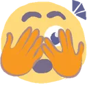 handscoveringface