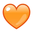 Orange Heart Orange_heart Discord Emoji