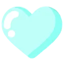 Cyan Heart Discord Emoji
