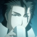 aizen_drinking