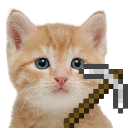 Cat_With_A_Minecraft_Iron_Pick Discord emoji