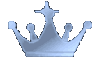 Crown Light Blue Discord Emoji