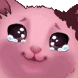 catHoldingBackTears