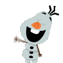 Animated Olaf Hi Discord Emoji