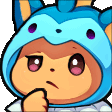 Eevee Think Discord Emoji