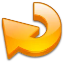 4445rotatingarroworange Discord Emoji