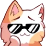 CatCoolOrange Discord Emoji