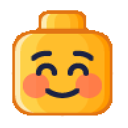 legofaceBlush Discord emoji