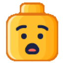 legofaceShocked Discord emoji