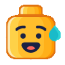 legofaceSweat Discord emoji