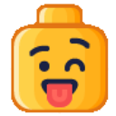 legofaceTongue Discord emoji
