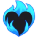heartblackblue Discord Emoji