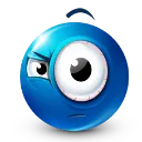 blue_sideeye Discord Emoji