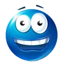bluecrazysmile Discord Emoji