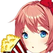 Sayori_popcorn